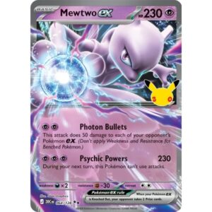 30th Anniversary - 064/128 - Mewtwo EX (double rare)