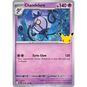 30th Anniversary - 075/128 - Chandelure (holo)