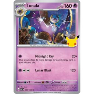 30th Anniversary - 080/128 - Lunala (rare holo)