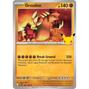 30th Anniversary - 082/128 - Groudon (rare holo)