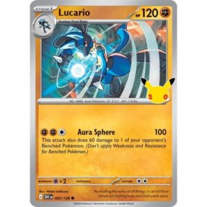 30th Anniversary - 083/128 - Lucario (holo)