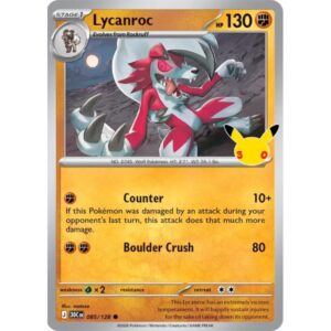 30th Anniversary - 085/128 - Lycanroc (holo)