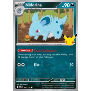 30th Anniversary - 088/128 - Nidorina (holo)