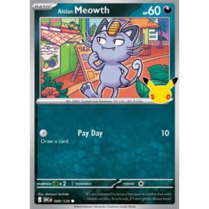 30th Anniversary - 089/128 - Alolan Meowth (holo)