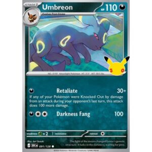 30th Anniversary - 091/128 - Umbreon (holo)