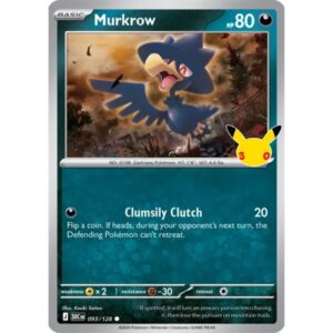 30th Anniversary - 093/128 - Murkrow (holo)