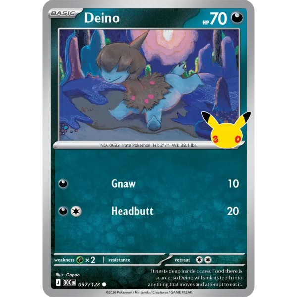 30th Anniversary - 097/128 - Deino (holo)