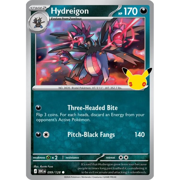 30th Anniversary - 099/128 - Hydreigon (holo)