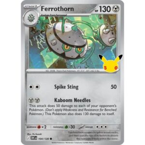 30th Anniversary - 104/128 - Ferrothorn (holo)