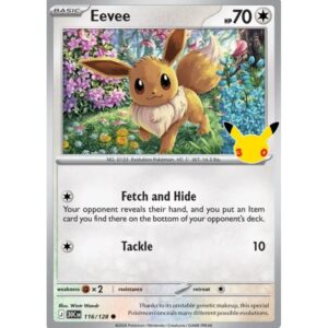 30th Anniversary - 116/128 - Eevee (holo)