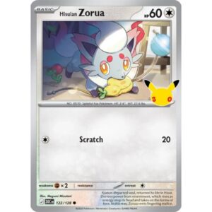 30th Anniversary - 122/128 - Hisuian Zorua (holo)