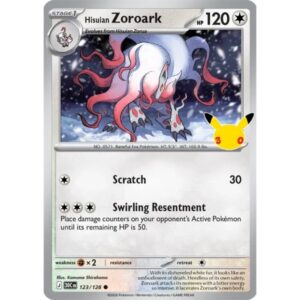 30th Anniversary - 123/128 - Hisuian Zoroark (holo)