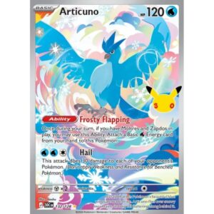 30th Anniversary - 132/128 - Articuno (illustration rare)