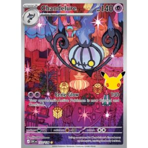 30th Anniversary - 137/128 - Chandelure (illustration rare)