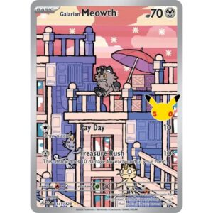 30th Anniversary - 141/128 - Galarian Meowth (illustration rare)