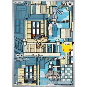 30th Anniversary - 144/128 - Meowth (illustration rare)