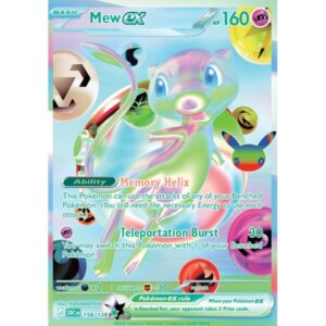 30th Anniversary - 158/128 - Mew ex (secret rare)