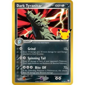 30th Anniversary - 19/109 - Dark Tyranitar (rare)
