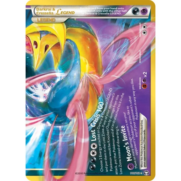 30th Anniversary - 100/102 - Darkrai & Cresselia LEGEND (ultra rare)