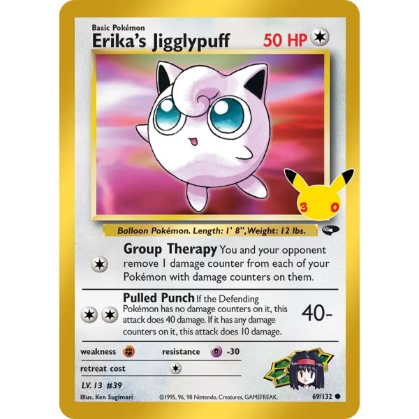 30th Anniversary - 69/132 - Erika's Jigglypuff