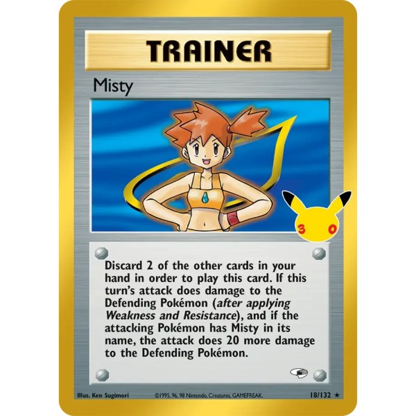 30th Anniversary - 18/132 - Misty (rare holo)