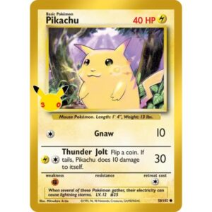 30th Anniversary - 58/102 - Pikachu