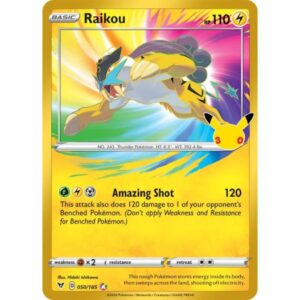 30th Anniversary - 050/185 - Raikou (amazing rare)