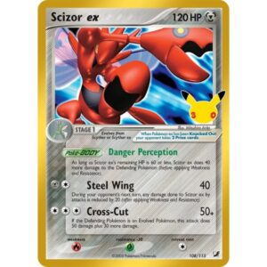 30th Anniversary - 108/115 - Scizor ex (ultra rare)