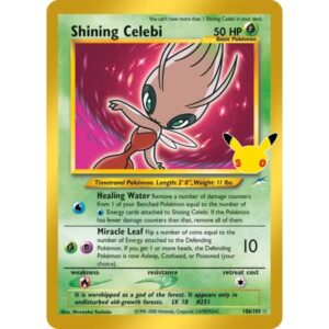 30th Anniversary - 106/105 - Shining Celebi (secret rare)
