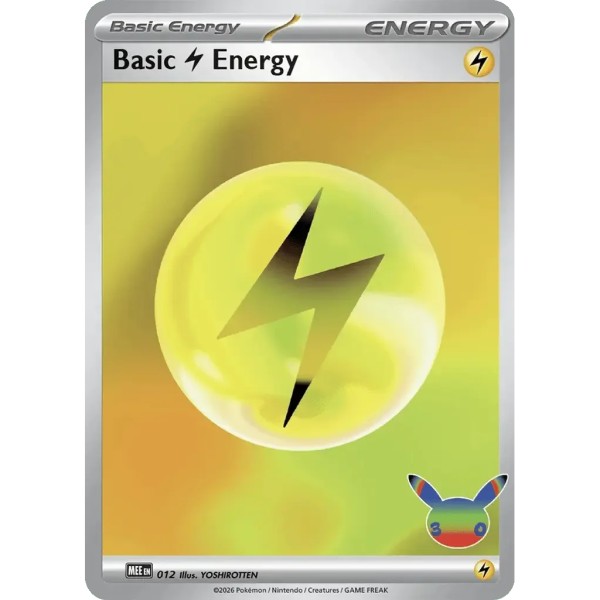 30th Anniversary - 012 - Basic Lightning Energy (holo)