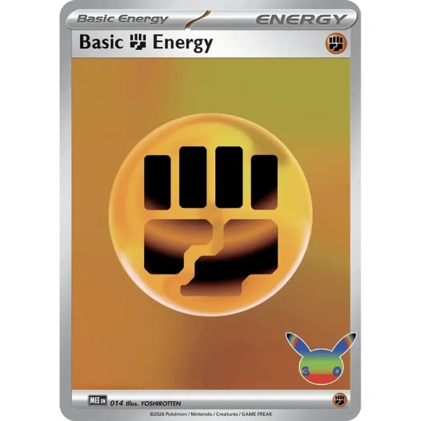 30th Anniversary - 014 - Basic Fighting Energy (holo)